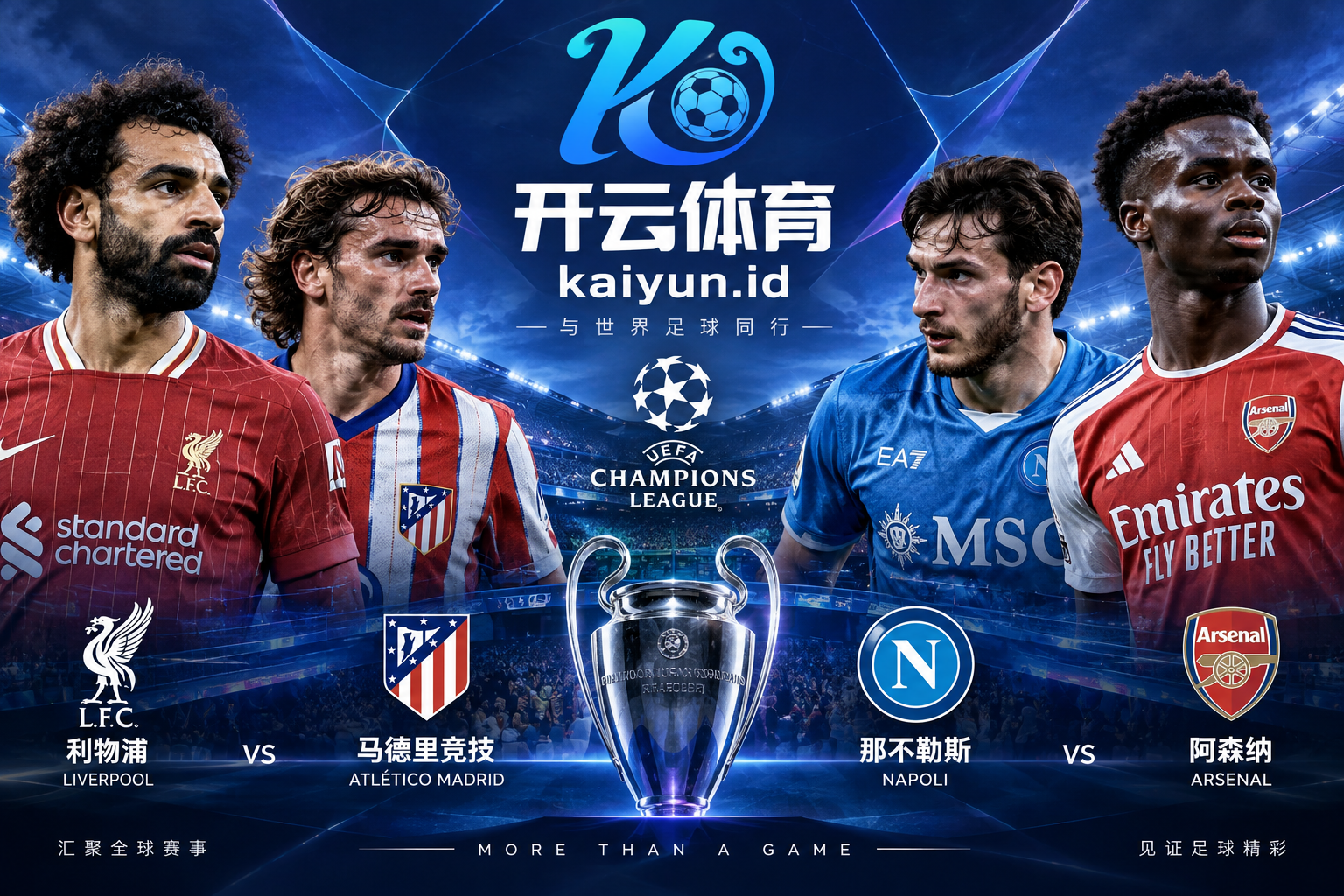 2026/27欧冠首轮焦点战前瞻：利物浦迎战马竞，那不勒斯对阵阿森纳